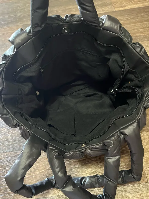 Black puffer bag - Image 4