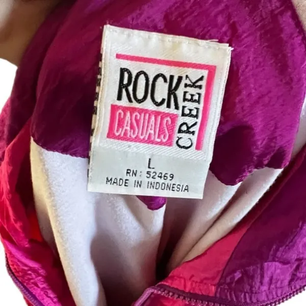 Vintage Rock‎ Creek Casuals Jacket Pink Size L - Image 7