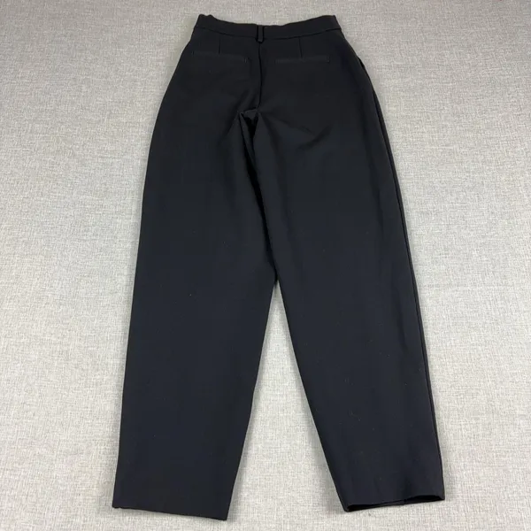 Spanx Pants Womens XS Black Ponte Tapered Pleated Pull On Stretch Dress - Image 10