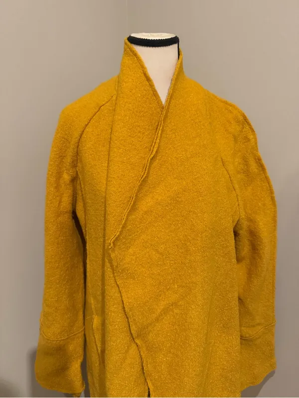 Tahari | Mustard Yellow Wool Blend jacket - Image 9