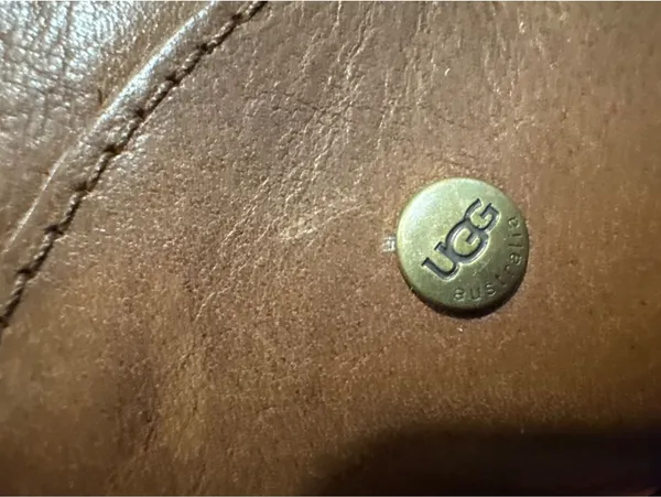 UGG Australia Brown Leather Wedge Boots Size 9 USA / 7.5 UK - Image 2
