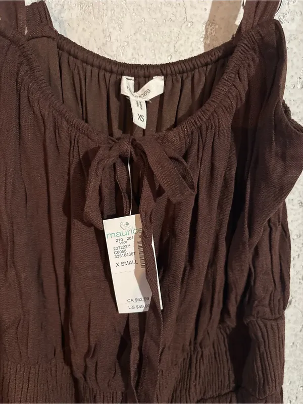 NWT Maurices Bare Embroidered Hem Midi Dress | Size: XS - Image 5