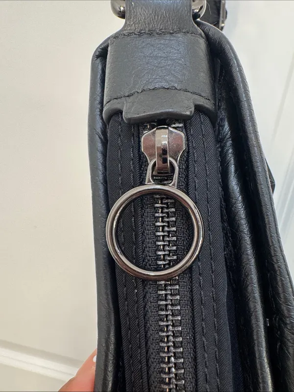 Lululemon Now & Always Crossbody bag Black Nylon Leather Trim - Image 11