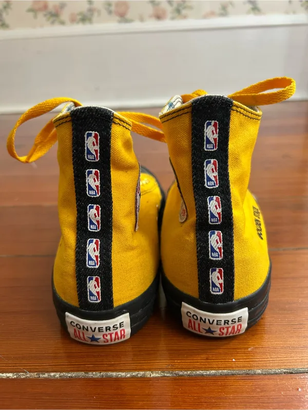 Converse Chuck Taylor NBA Golden State Warriors High Tops Men’s 7 Women’s 9 👽🧡 - Image 3