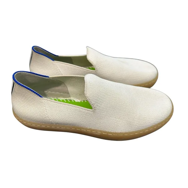 Rothy's The City Slip On Sneakers Womens Size 7.5 Ivory Comfort Flat Gum #S65-1‎ - Image 8