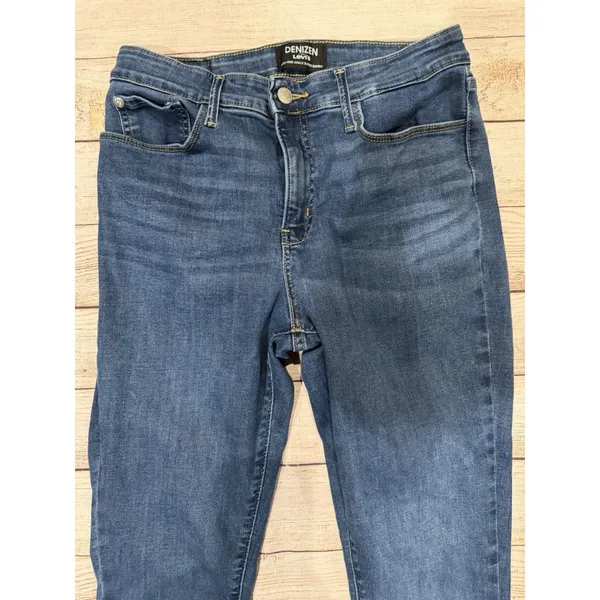 Denzien Levi’s Womens Jeans Size 14 W32 High Rise Super Skinny Denim - Image 2