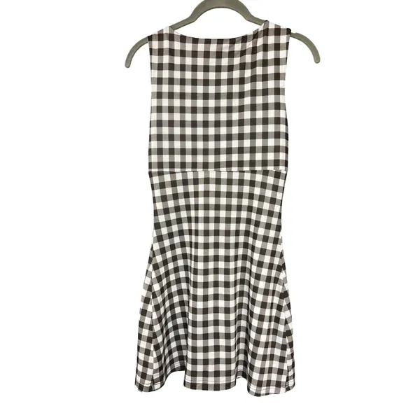 With Jean Cassia Dress Size XXS Gingham High Neck Mini - Image 7