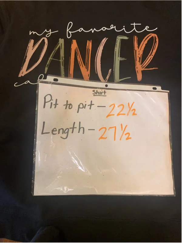 Port & Company Dance Mom Sweatshirt Size L Black Multicolor Graphic - Image 3