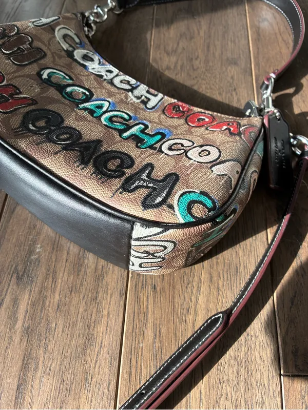 Coach X Mint + Serf Teri Shoulder Crossbody Bag, Graffiti, CM096 - Image 15