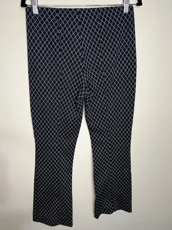 Maeve by Anthropologie The Margot‎ Argyle Kick Flare Crop Pull On Pants - Image 12