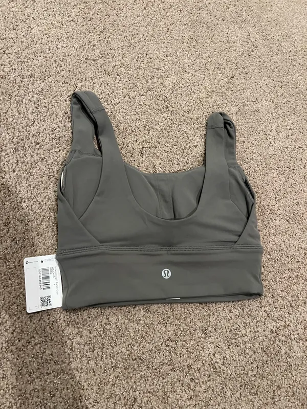 NWT Lululemon Align Bra *C/D Cup in Grey Sage - Image 2