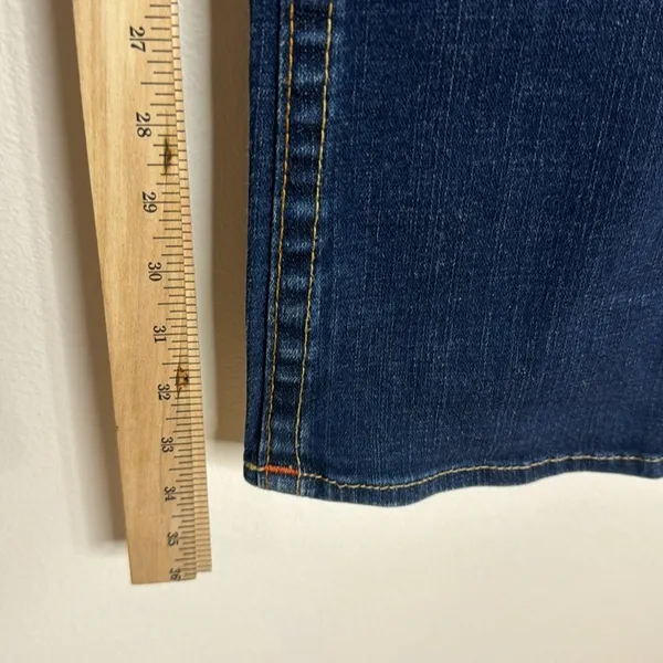 True Religion Women's Becky Bootcut Y2K Section Denim Jeans Blue Size 27‎ - Image 8
