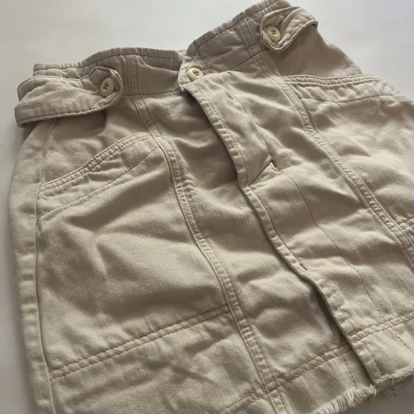 Free People Alpha Utility MINI Skirt SZ 4 - Image 3