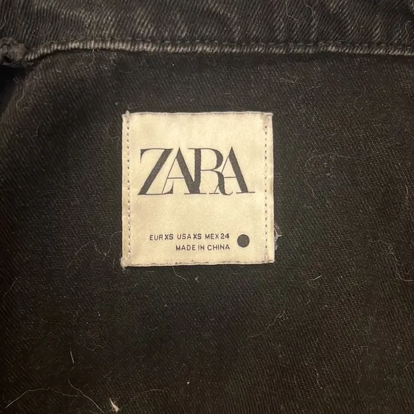 Oversized SHINY FRINGE JACKET ZARA - Image 4