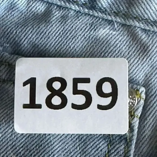 Princess Poly Blue Denim cotton High waisted Y2K Jeans SZ 8 #1859 - Image 11