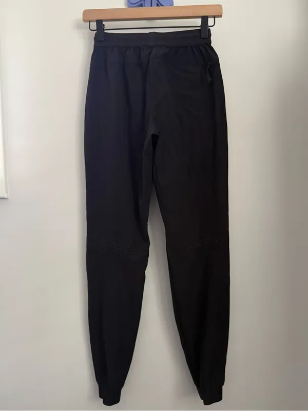 Hill City Men’s XS Midweight Train Pants Black Outdoor Drawstring Jogger Fitted - Image 3