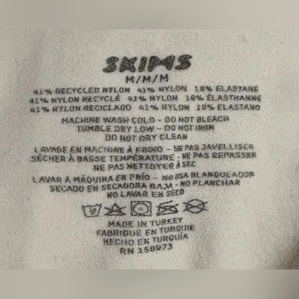SKIMS Cream Seamless Sculpt Brief Bodysuit Size‎ Medium NWOT - Image 5