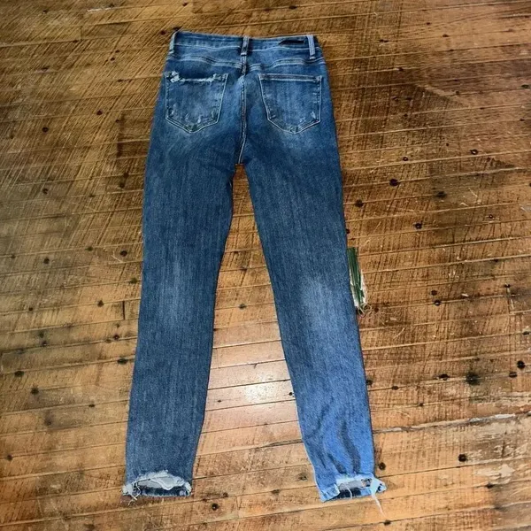 Risen distressed 26/3 straight leg boutique normcore jeans - Image 5