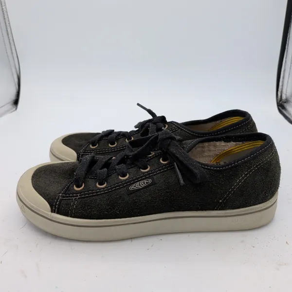 KEEN Elsa Harvest Womens Sneakers Black Suede Lace Up Shoes Size 8.5 1026812 - Image 2