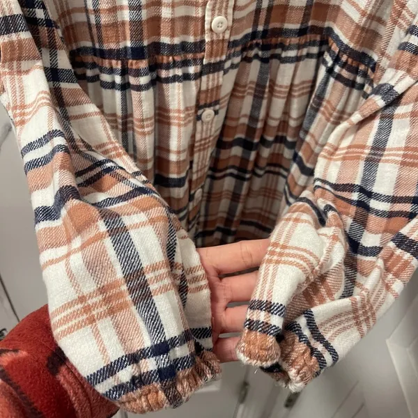 American Eagle Flannel Dress - Image 4