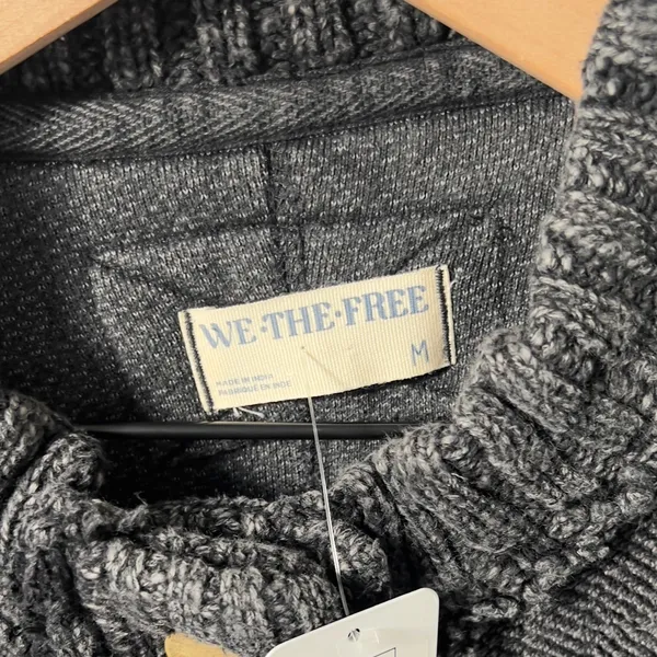 New w/ Flaw Free People We The Free Cute In This Cardi Cardigan Sweater in Black - Image 7