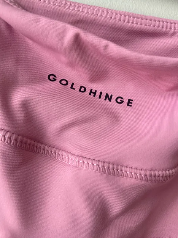 Light Pink Gold Hinge Skirt Athletic - Image 3