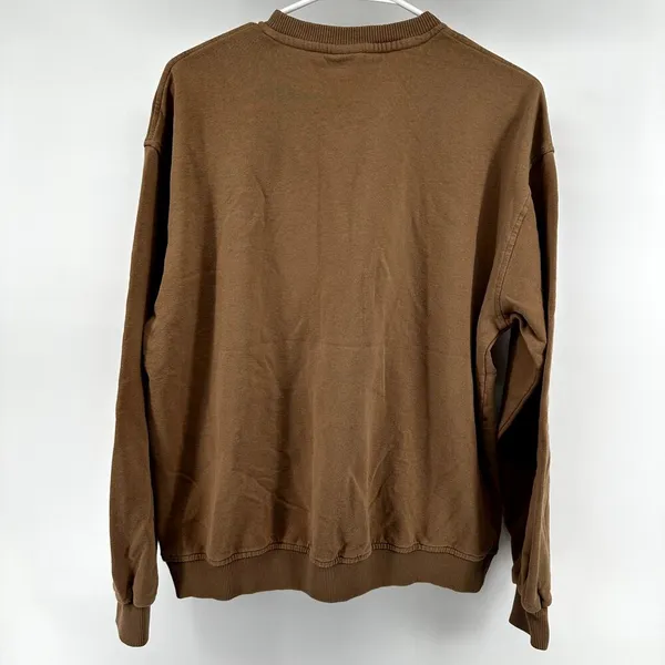 Urban Outfitters Montana Sweatshirt Embroidered Pullover Fleece Brown Medium - Image 6