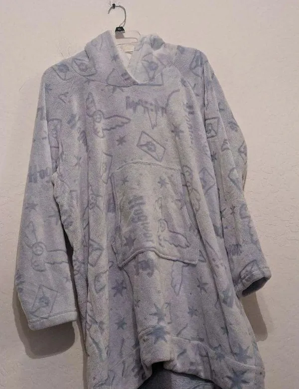 Wizarding World Womens Harry Potter Fleece Lounge Hoodie Gray Size US Size XL - Image 2