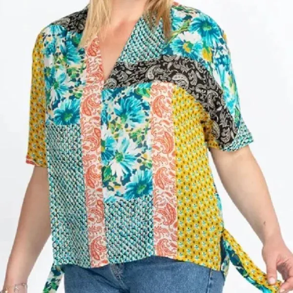 Johnny Was Paisley Ravenna Top Size XS - Image 3