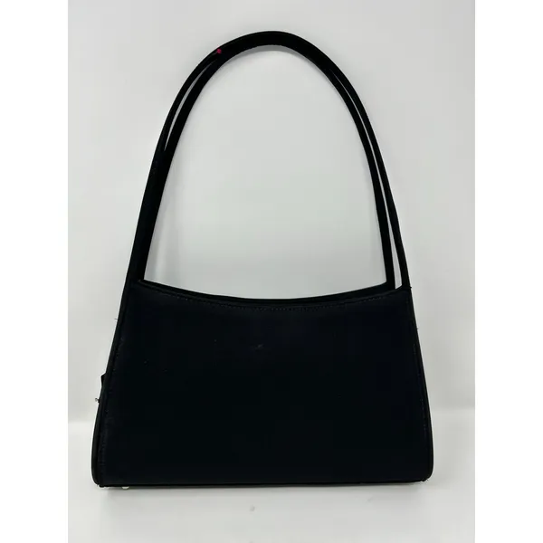 Women's Small Black Handbag School Bus Rulers Apples Crayons Notebook‎ - Image 2
