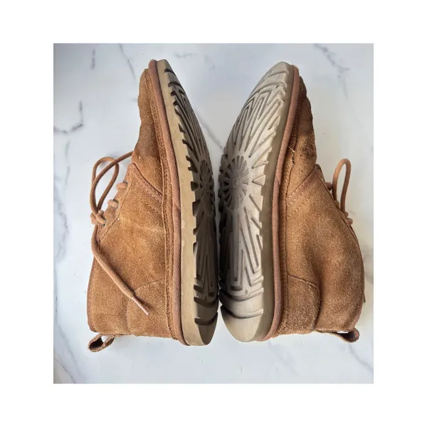 UGG‎ Neumel Chestnut Suede Lace Up Chukka Boots 1094269 Brown Womens 8 - Image 7