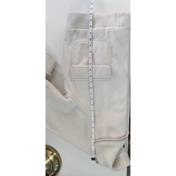 Joie Cream Textured‎ Full Zip Bomber Jacket Off White Luxury Knit Coat Large NWT - Image 8