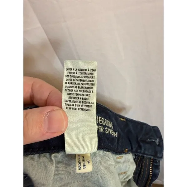 American Eagle Outfitters Jeans Womens 10 Blue Dark Wash Mid Rise Skinny - Image 10