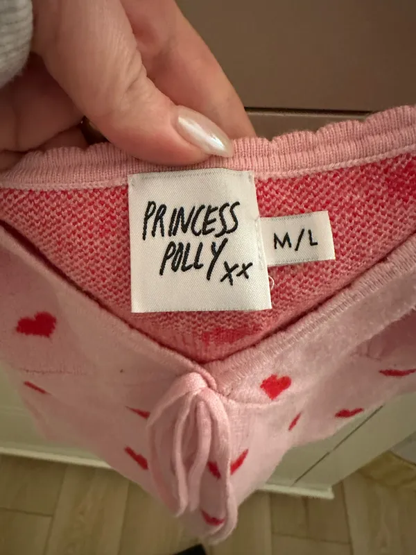 Princess Polly Pink Top Heart Valentine’s Day - Image 3