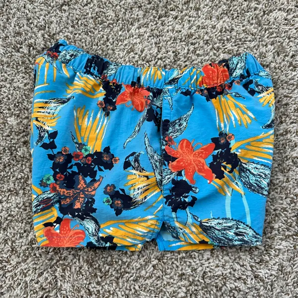 Patagonia Barely Baggies Shorts Kelp Garden Radar Blue - Image 5