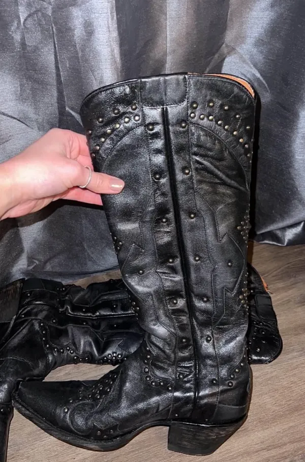 Dan Post Cowgirl black Boots  - Image 4
