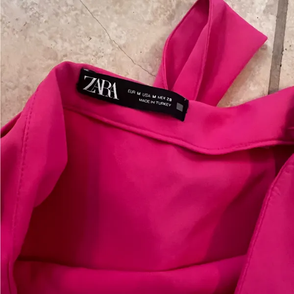 Zara Pink Short With Tie - Image 6