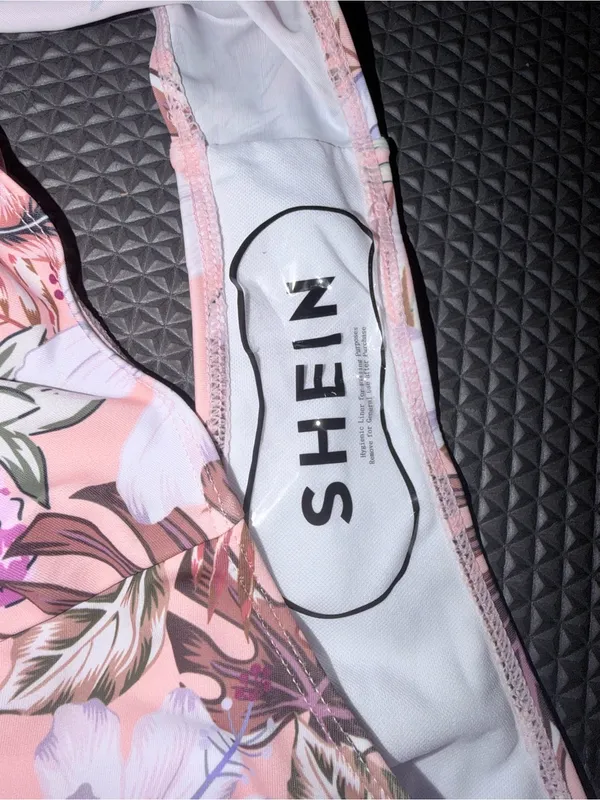 SHEIN Swim Summer Beach Random Floral Print Cut-Out One Piece Swimsuit - Image 8
