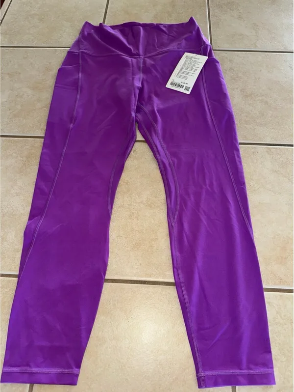 Lululemon Align With Pockets High Rise 25” Moonlit Magenta Size 10 NWT - Image 3