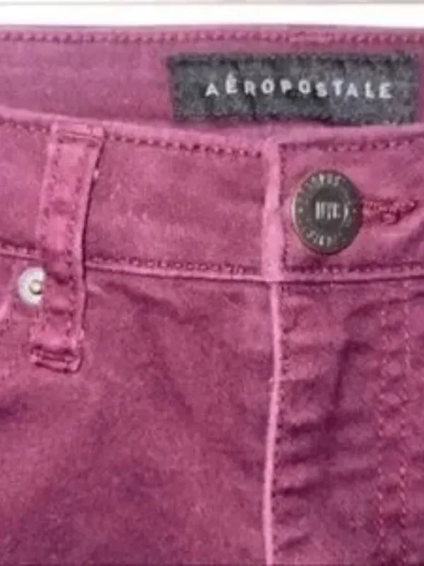 Aeropostale Maroon Midi Shorts - Image 5