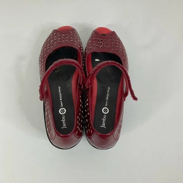 Jambu Pluto Red Mary Jane‎ Shoes Size 7.5 - Image 5