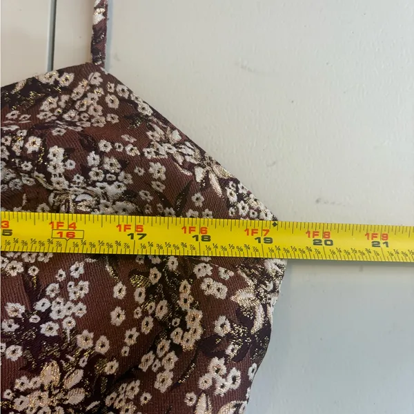 NWT LEYDEN Cutout Printed Cami Sheath Dress | Blossom Jacquard Size‎ XL 0429 - Image 10