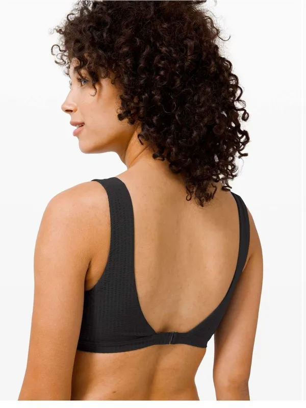 Lululemon Calm Tides Black Bikini Top - Image 3
