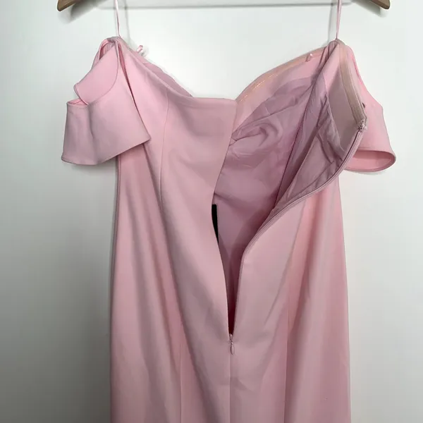 Revolve Likely Sunset Off-the-shoulder Petal Pink Dress Gown Maxi Womens New 6 - Image 16