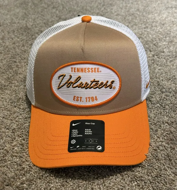 Nike University of Tennessee Patch Rise Structured A-Frame Trucker Hat - Image 2