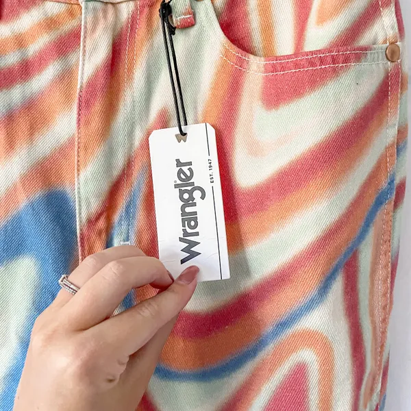 Nwt Wild West 603 Wave Jean Rainbow Energy - Image 4