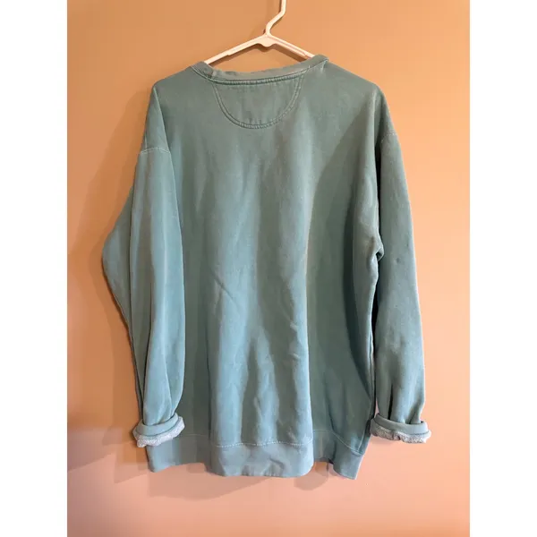 Comfort Colors Nats Outdoor Sports Mountain Graphic Sweatshirt Green Large L - Image 3
