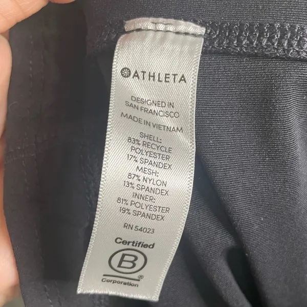Athleta Black Athletic Skort With Pockets‎ XS - Image 8