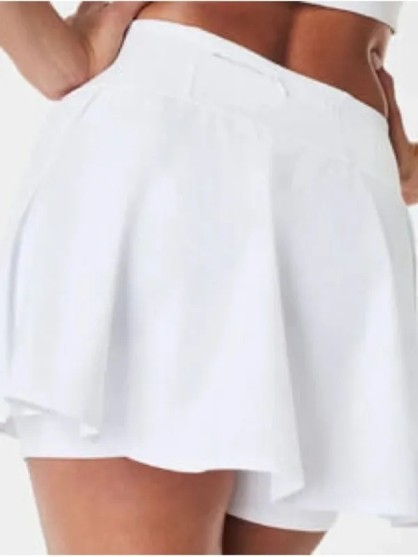 SPANX White Athletic Skort with Built-In Shorts - Image 3