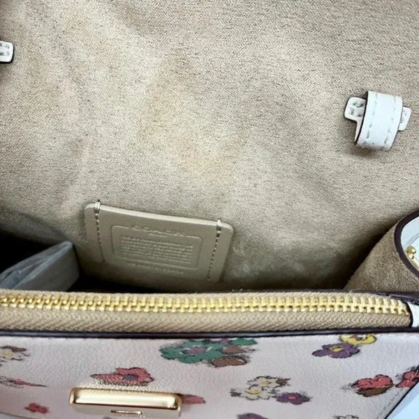 Spaced Floral Field Print Mini Brynn Crossbody - Image 5